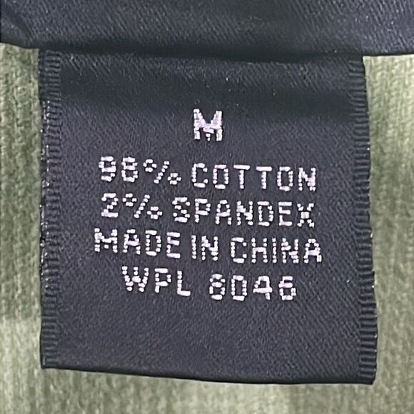 NWOT Style & Co. Green Corduroy Jacket.  Size M medium 8/10 - Picture 9 of 10